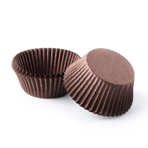 Papilotki cupcake 6a (Ø45, h - 26 mm), brązowe, 2000 szt.