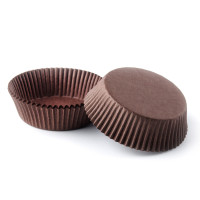 Papilotki cupcake 8b (Ø60, h - 35 mm), brązowe, 2000 szt.