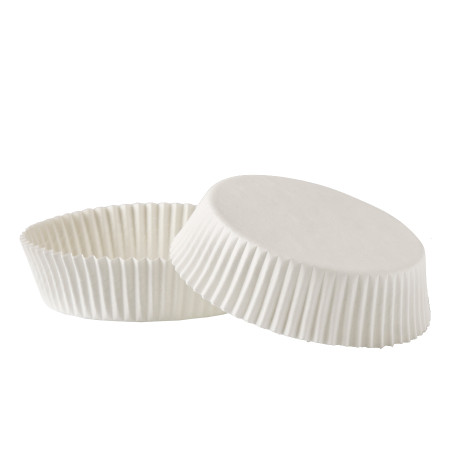 Papilotki cupcake 9 (Ø70, h - 22,5 mm), białe, 2000 szt.