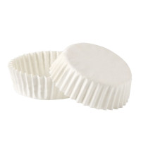 Papilotki cupcake 4c (Ø35, h - 12,5 mm), białe, 2000 szt.