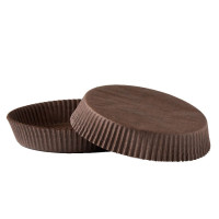 Papilotki cupcake 10a (Ø80, h - 25 mm), brązowe, 2000 szt.