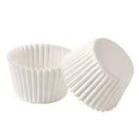 Papilotki cupcake 1a (Ø21, h - 16 mm), białe, 2000 szt.