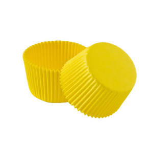 Papilotki cupcake 5 (Ø40, h - 21 mm), zółte, 2000 szt.